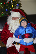 Santa and boy