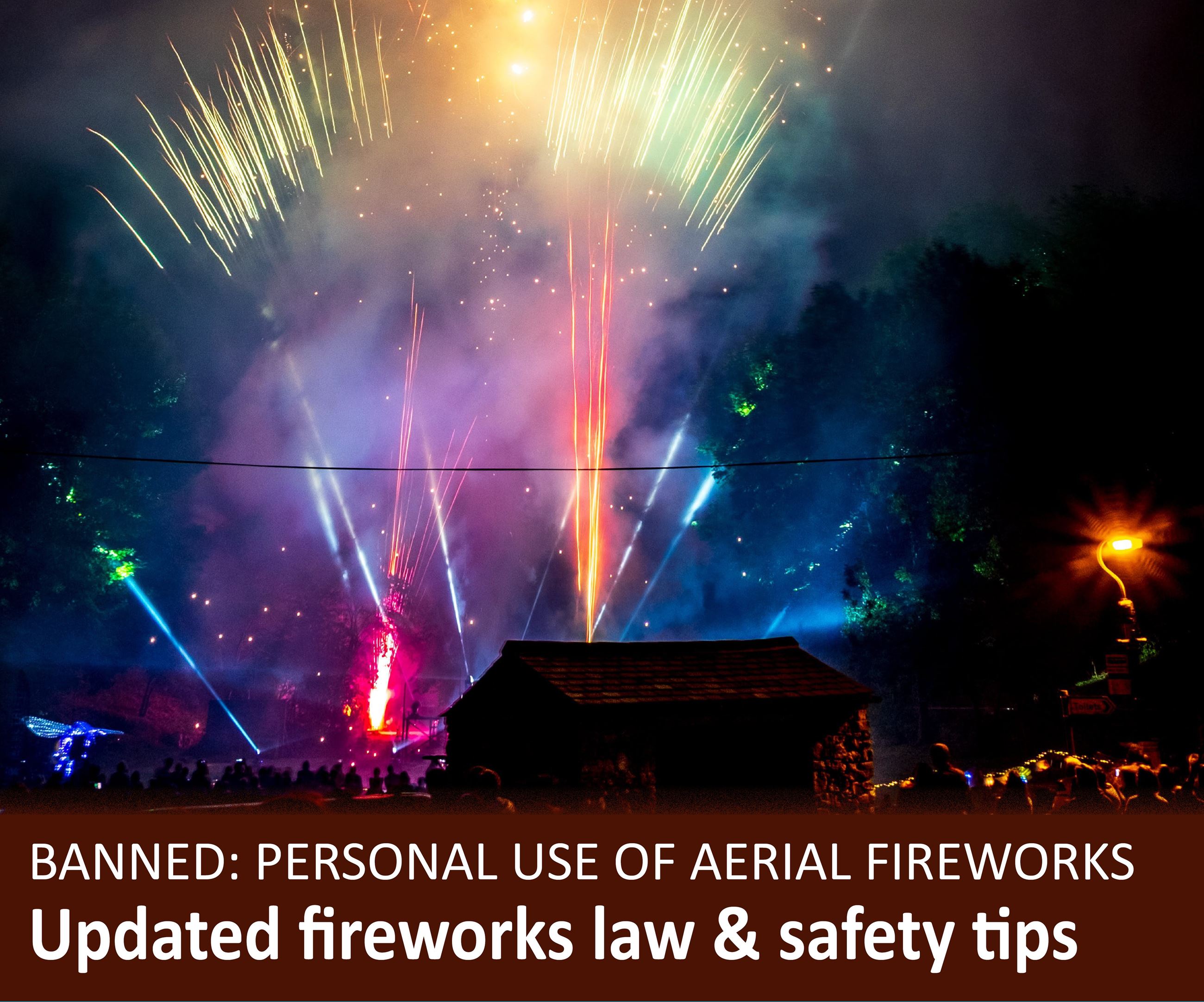 Fireworks Law and Safety Infographic