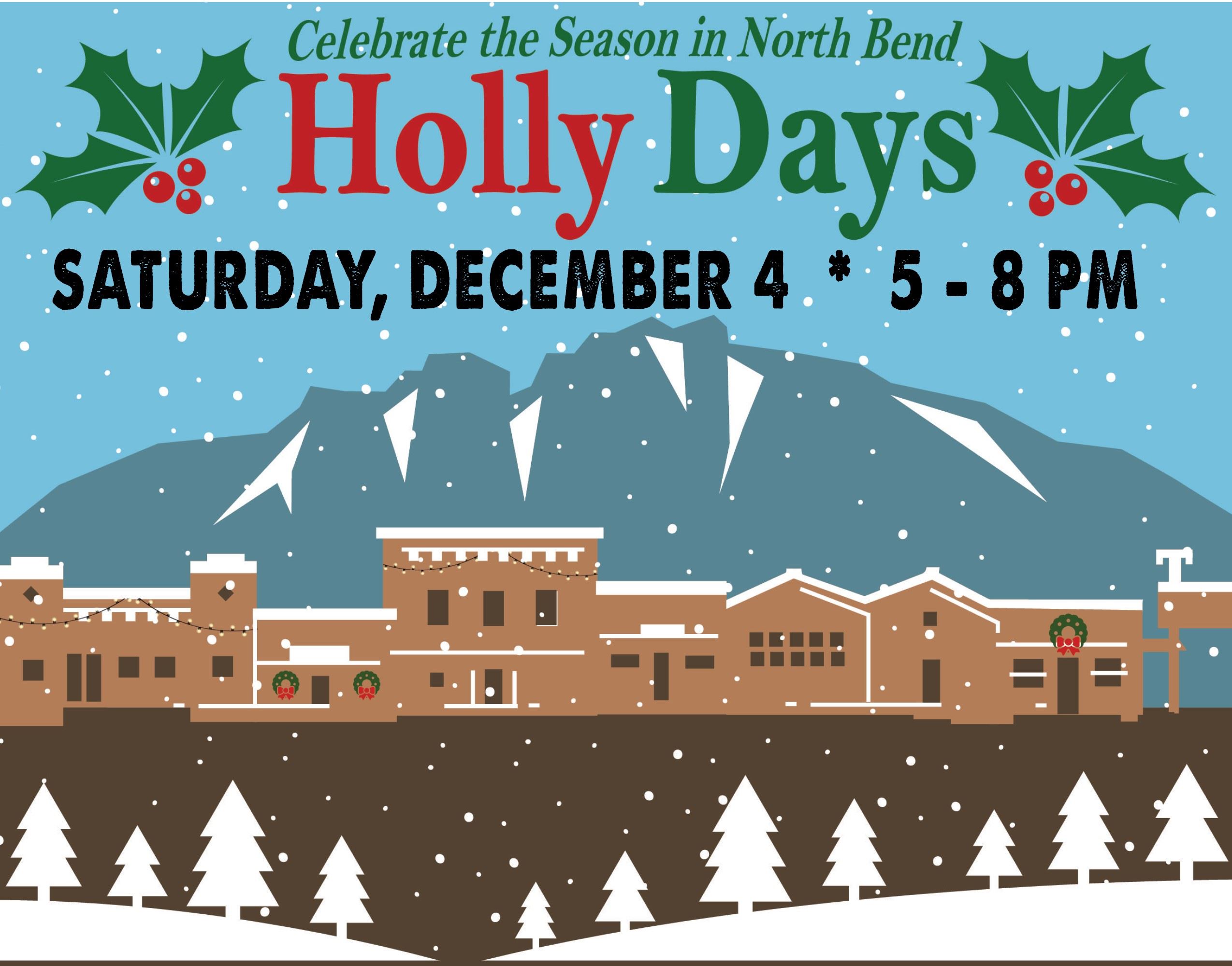 2021 Holly Days save the date