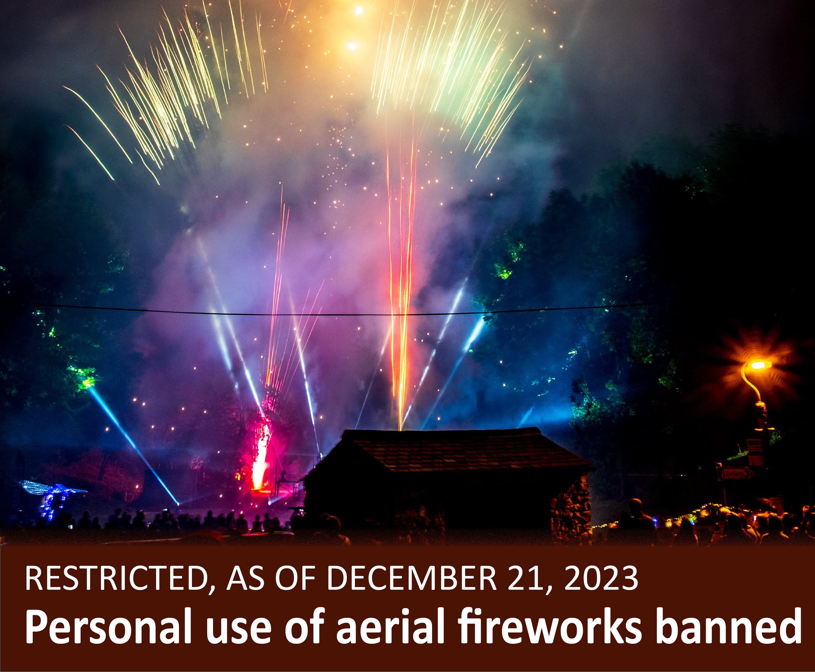 Fireworks Restrictions Website Infographic
